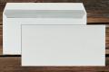 [18536F] Briefhüllen DL 110x220 mm Haftklebend Weiß 80 g/qm
